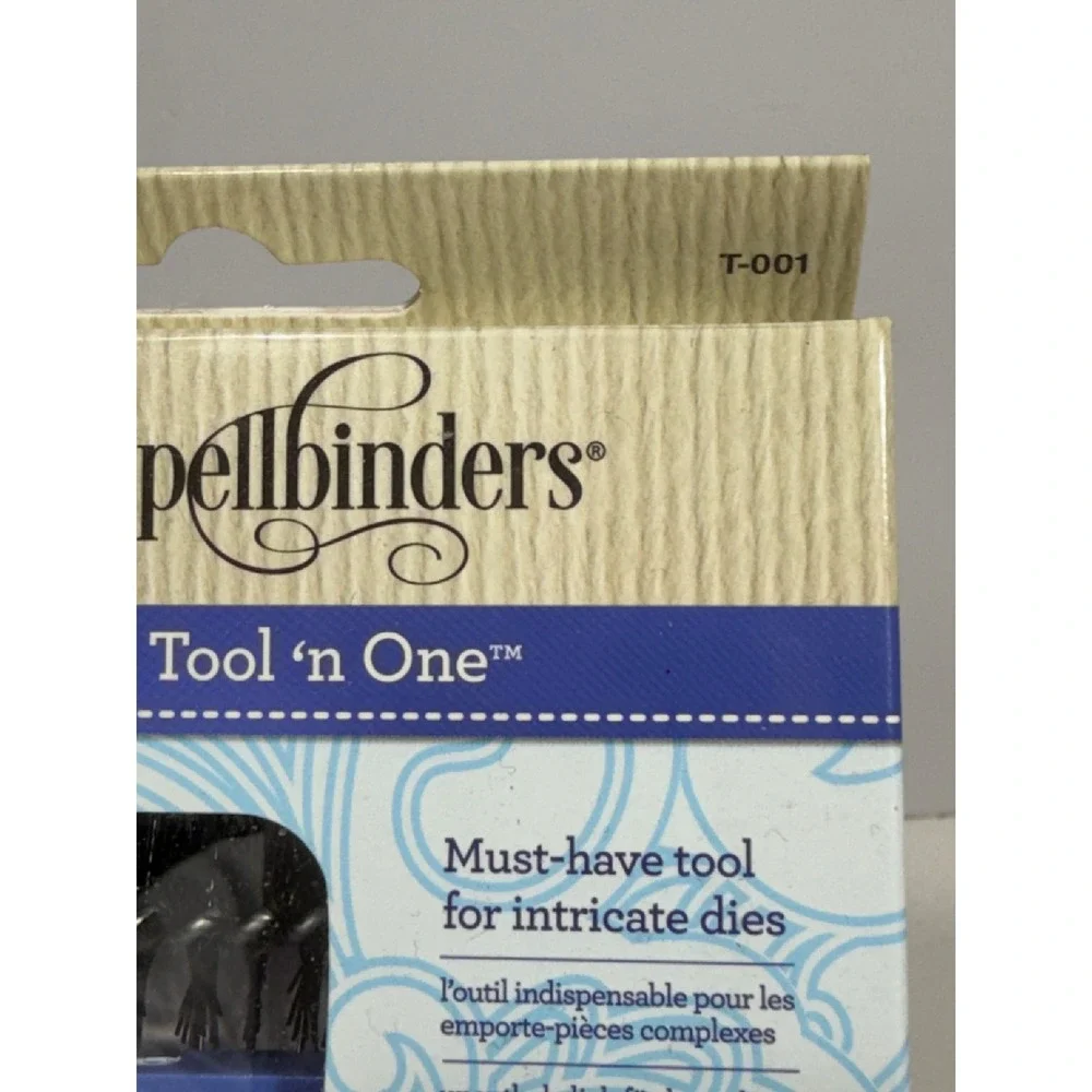 Spellbinders Tool n One T-001 Multi Purpose Craft Tool for Intricate Dies Blue